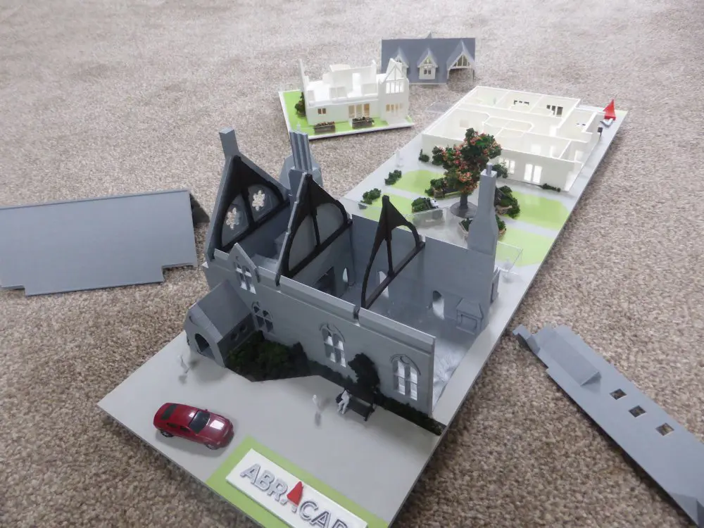 Architectural 3D Print Models